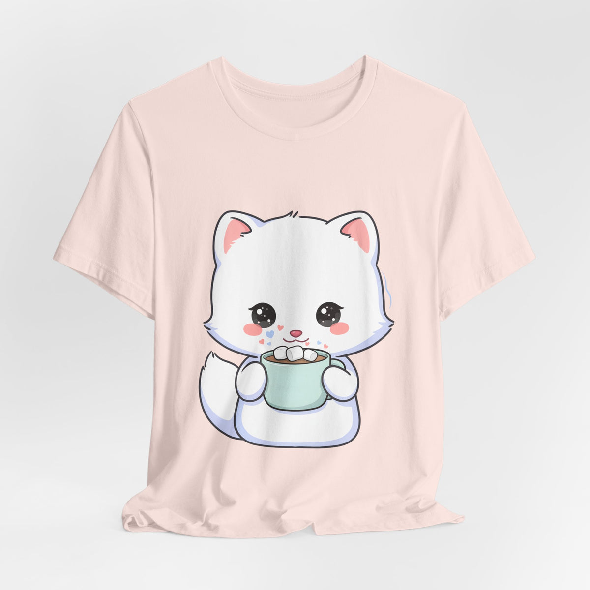 Kawaii Arctic Fox T-Shirt for Cozy Winter Gift Giving
