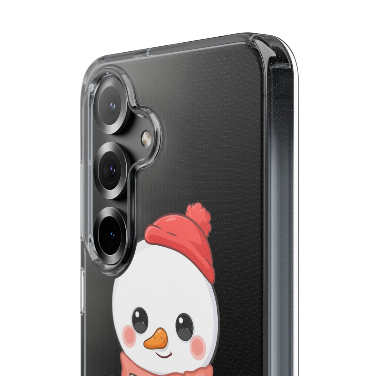 Kawaii Snowman Phone Case Reading to Santa