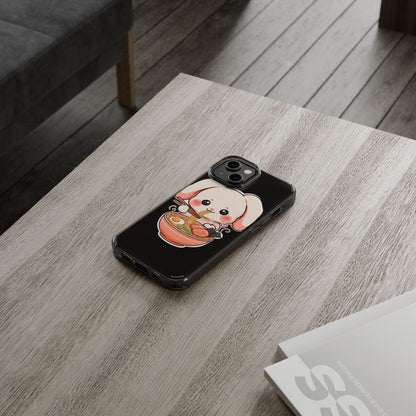 Kawaii Ramen Bunny Clear Impact-Resistant Case