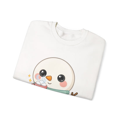 Kawaii Snowman Sweatshirt for Cozy Winter Days