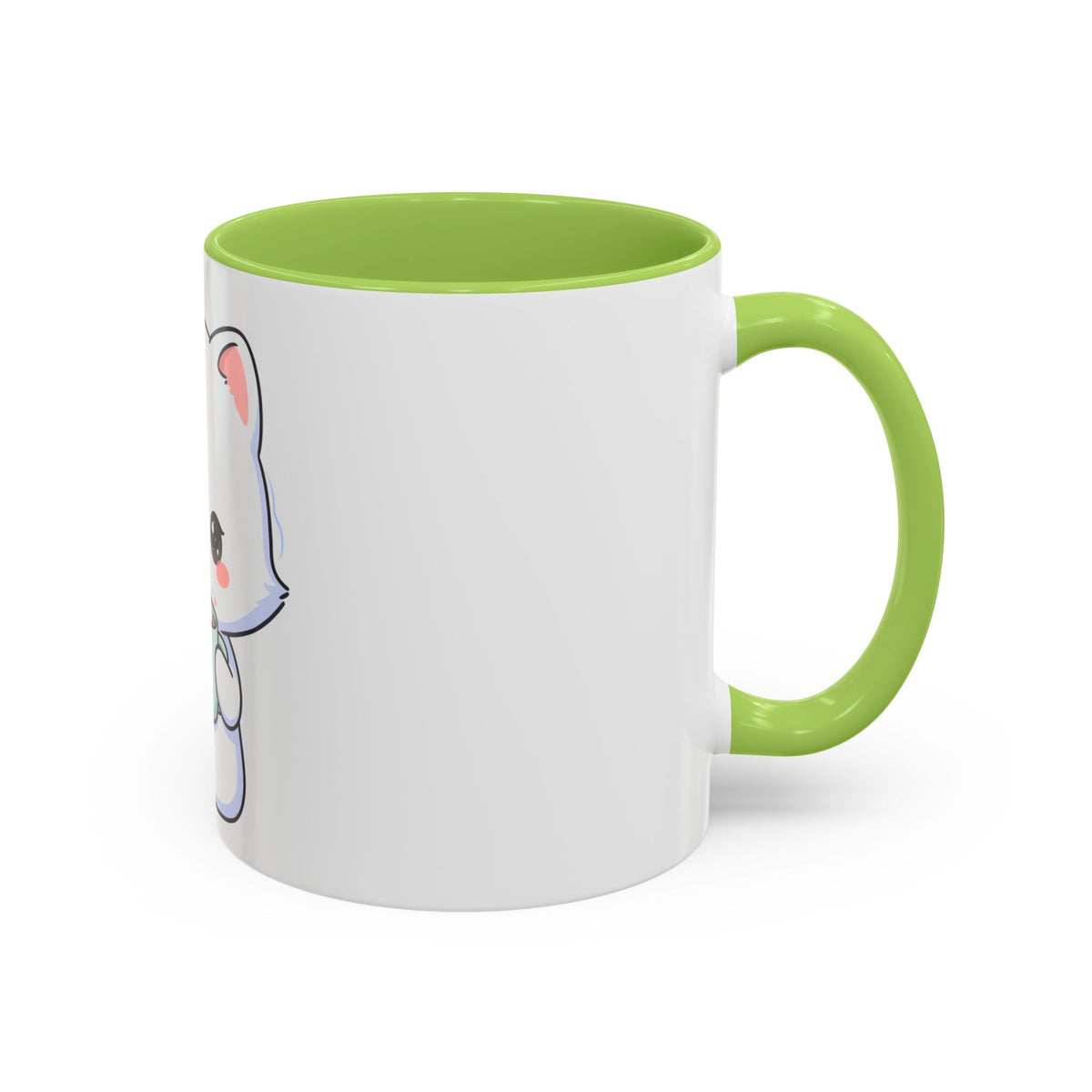 Kawaii Arctic Fox Mug – Cute Cocoa Lover Accent Coffee Mug
