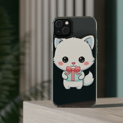 Kawaii Arctic Fox Phone Case with Gift