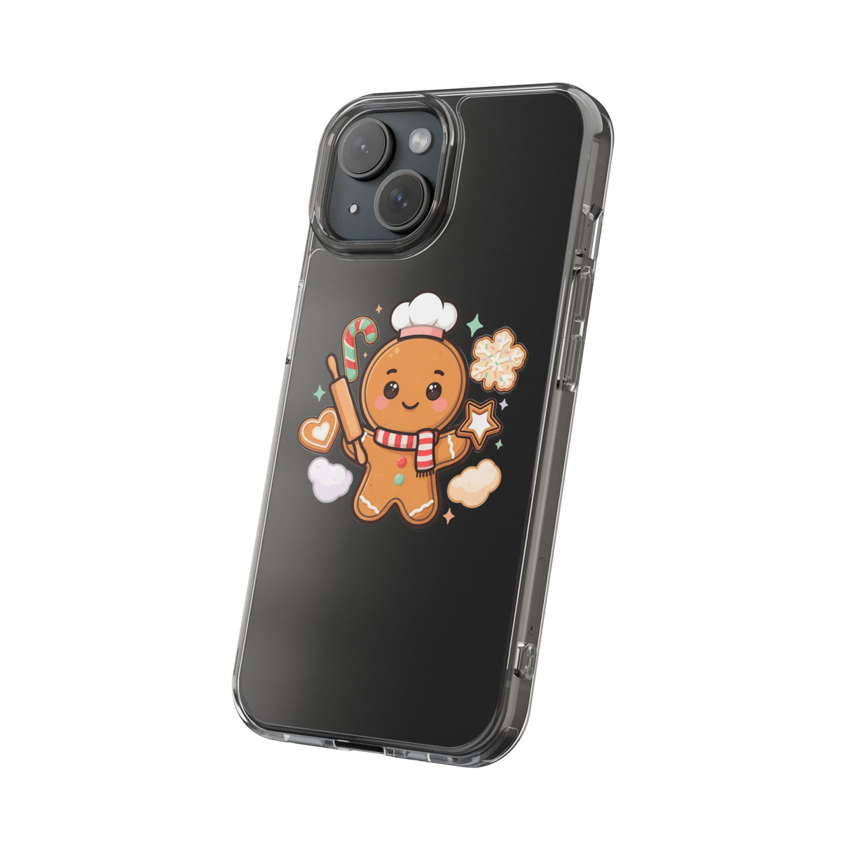 Gingerbread Christmas Phone Case for Holiday Baking Fans