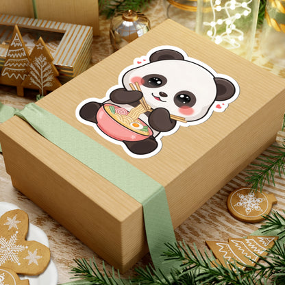 Kawaii Panda Ramen Sticker for Cozy Desk Decor