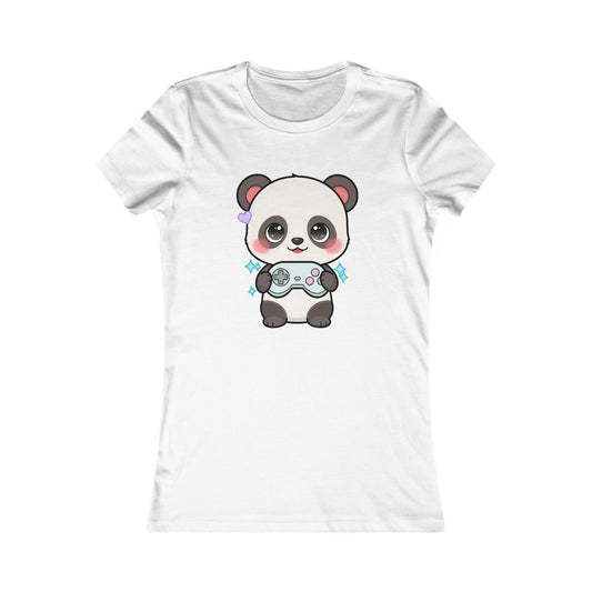 Kawaii Panda Gamer Women's Favorite Tee