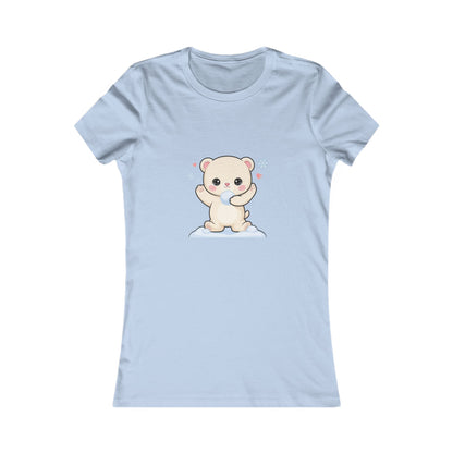 Kawaii Polar Bear T-Shirt for Playful Winter Outfits