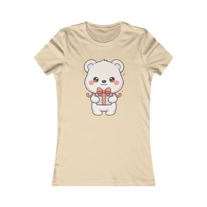 Kawaii Polar Bear Gift T-Shirt for Cute Winter Style