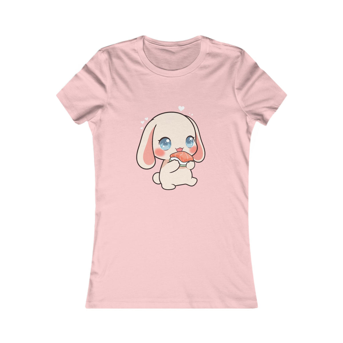 Kawaii Sushi Bunny Women's T-Shirt for Cute Style Fans