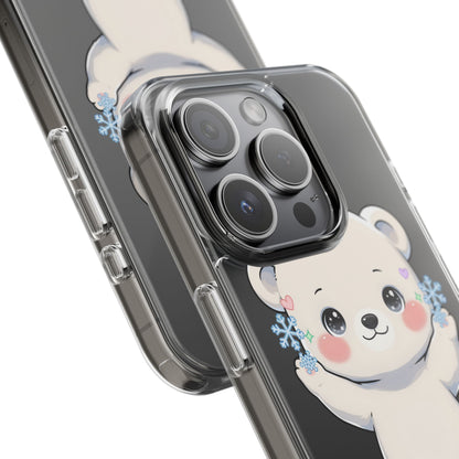 Kawaii Polar Bear Phone Case for a Cozy Winter Gift