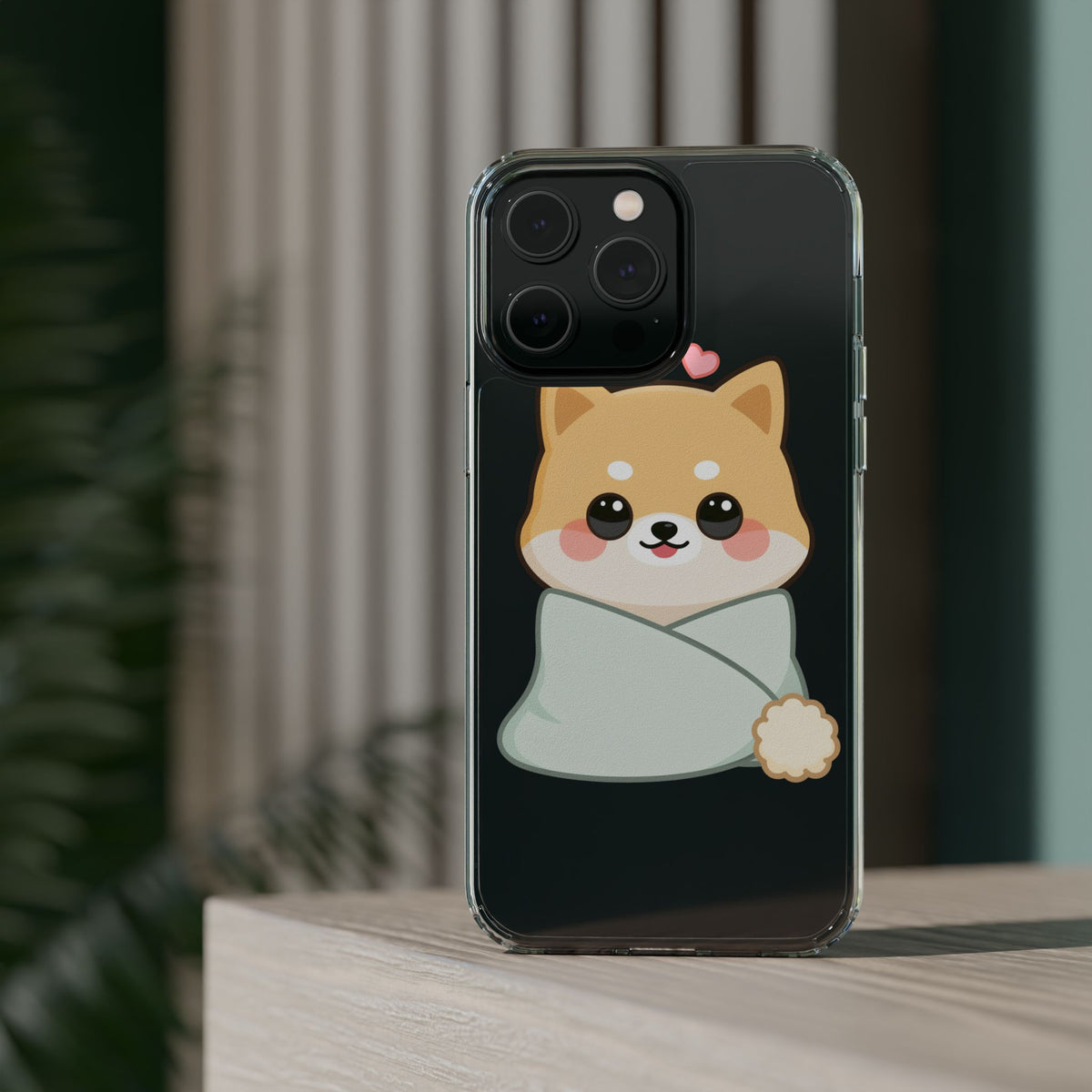 Kawaii Shiba Inu Phone Case, Cozy Valentine Gift