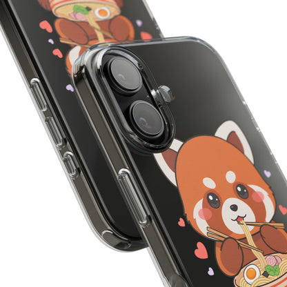 Red Panda Ramen Phone Case – Kawaii Food Lover Gift