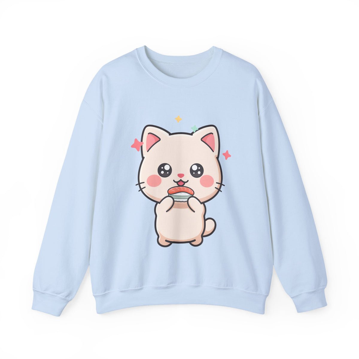 Kawaii Cat Sushi Sweatshirt for Cute Cat Lovers