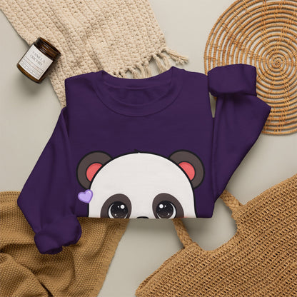 Cute Gamer Panda Sweatshirt for Cozy Gaming Nights