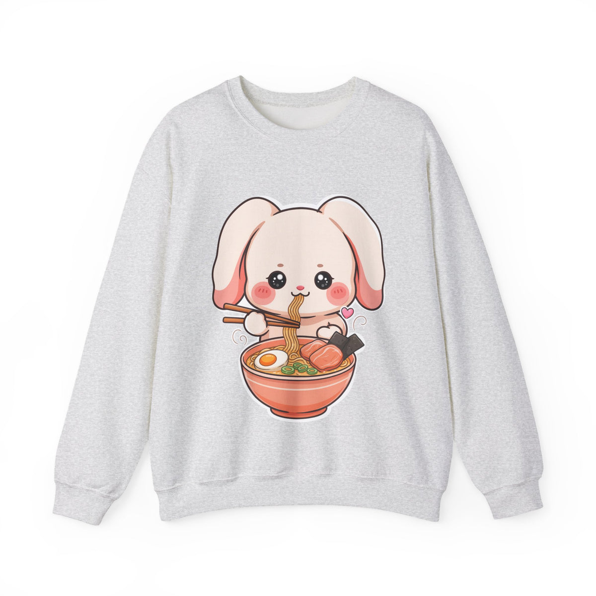 Kawaii Ramen Bunny Sweatshirt for Cute Foodie Fans