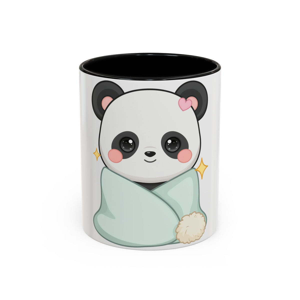 Kawaii Panda Accent Coffee Mug for Cozy Moments