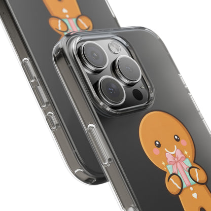 Gingerbread Man Phone Case, Cute Holiday Gift Design