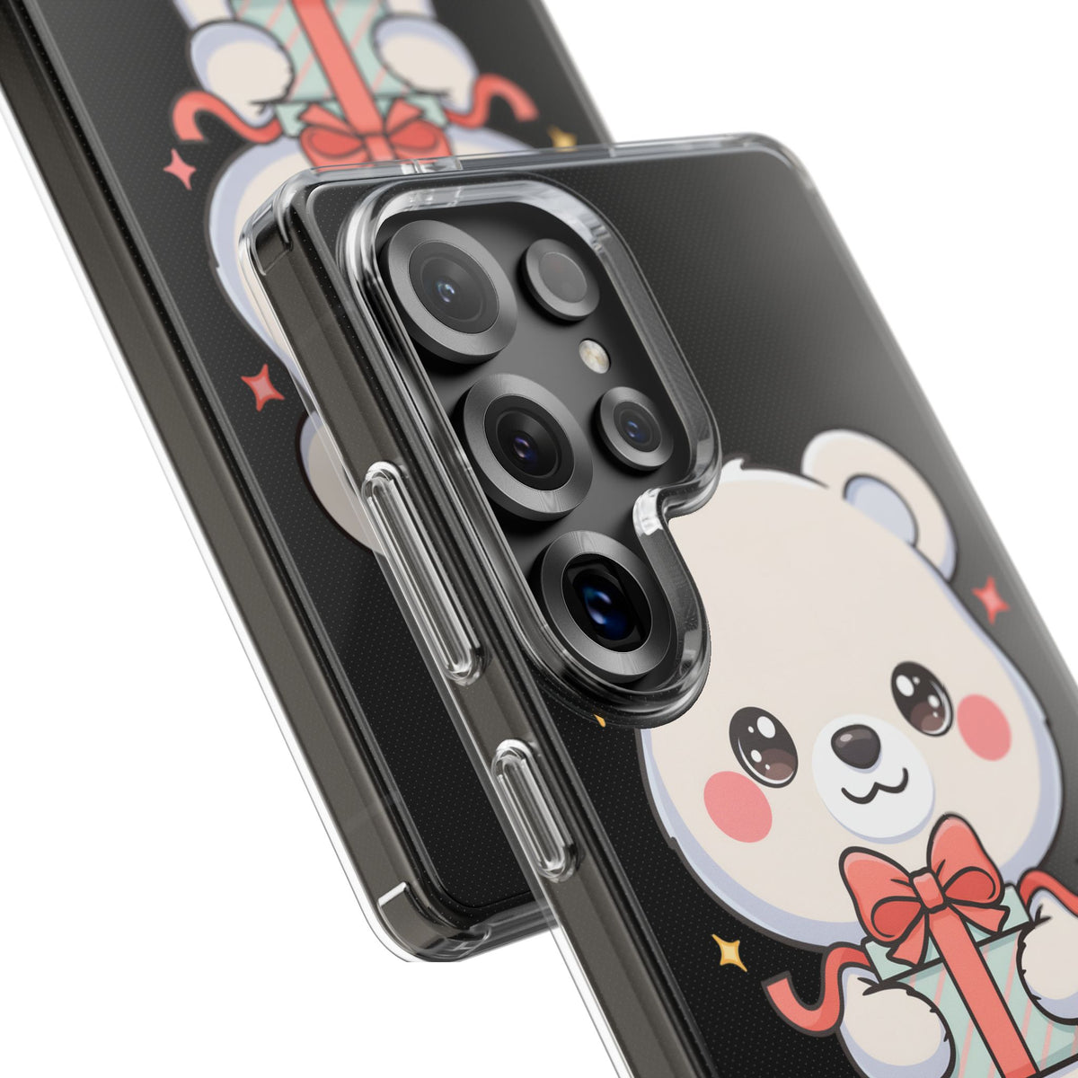 Kawaii Polar Bear Gift Phone Case for Holiday Gifting