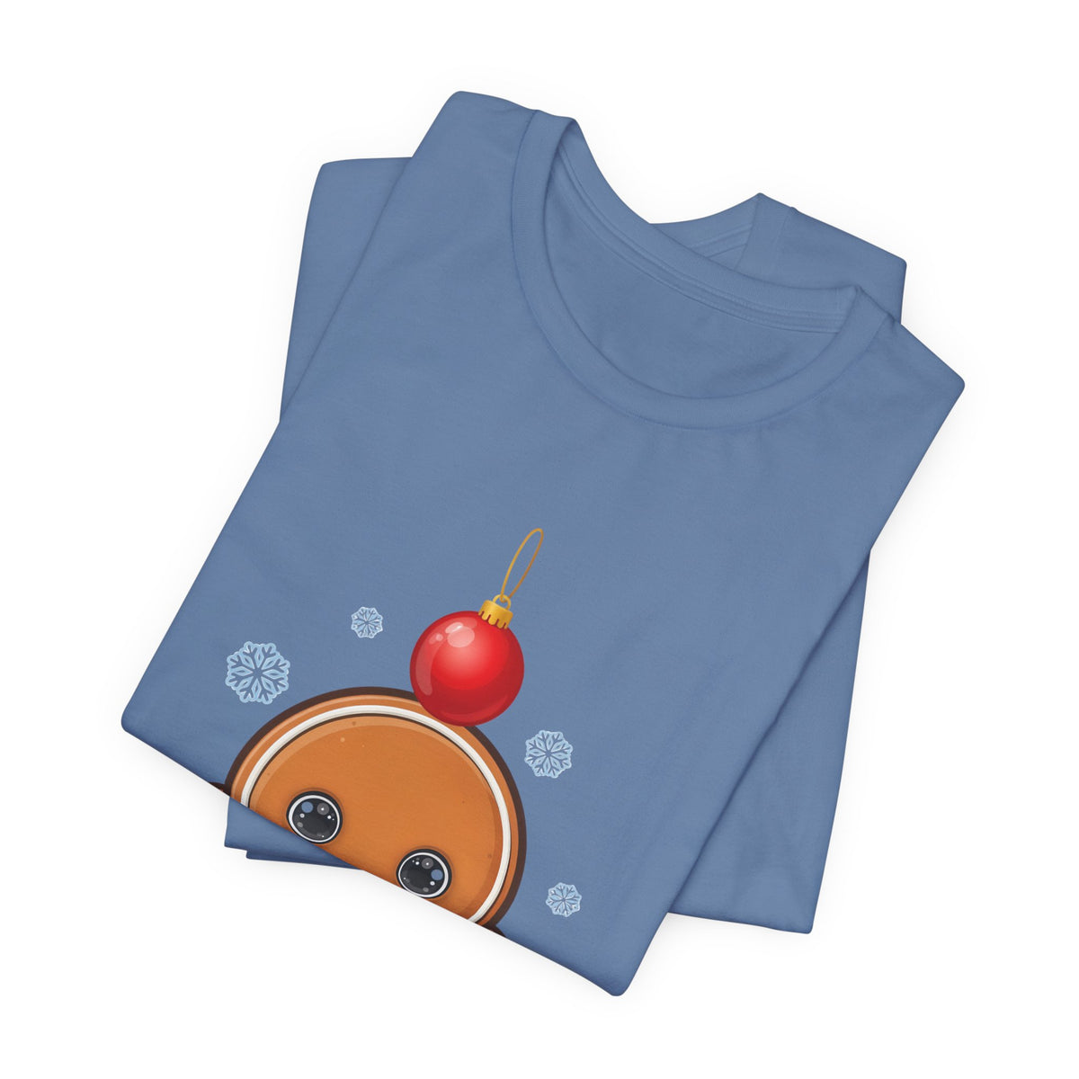 Kawaii Gingerbread Christmas Tee, Cute Holiday Unisex Shirt