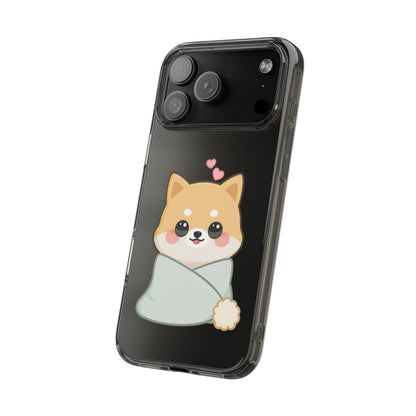Kawaii Shiba Inu Phone Case, Cozy Valentine Gift
