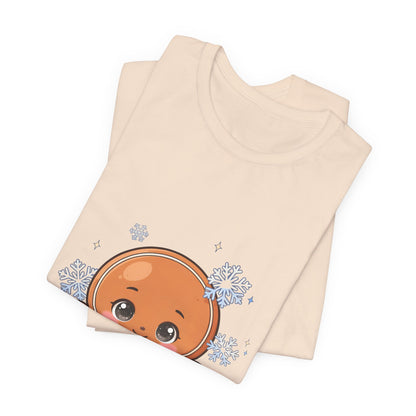 Kawaii Gingerbread Man T-Shirt for a Cozy Christmas Mood