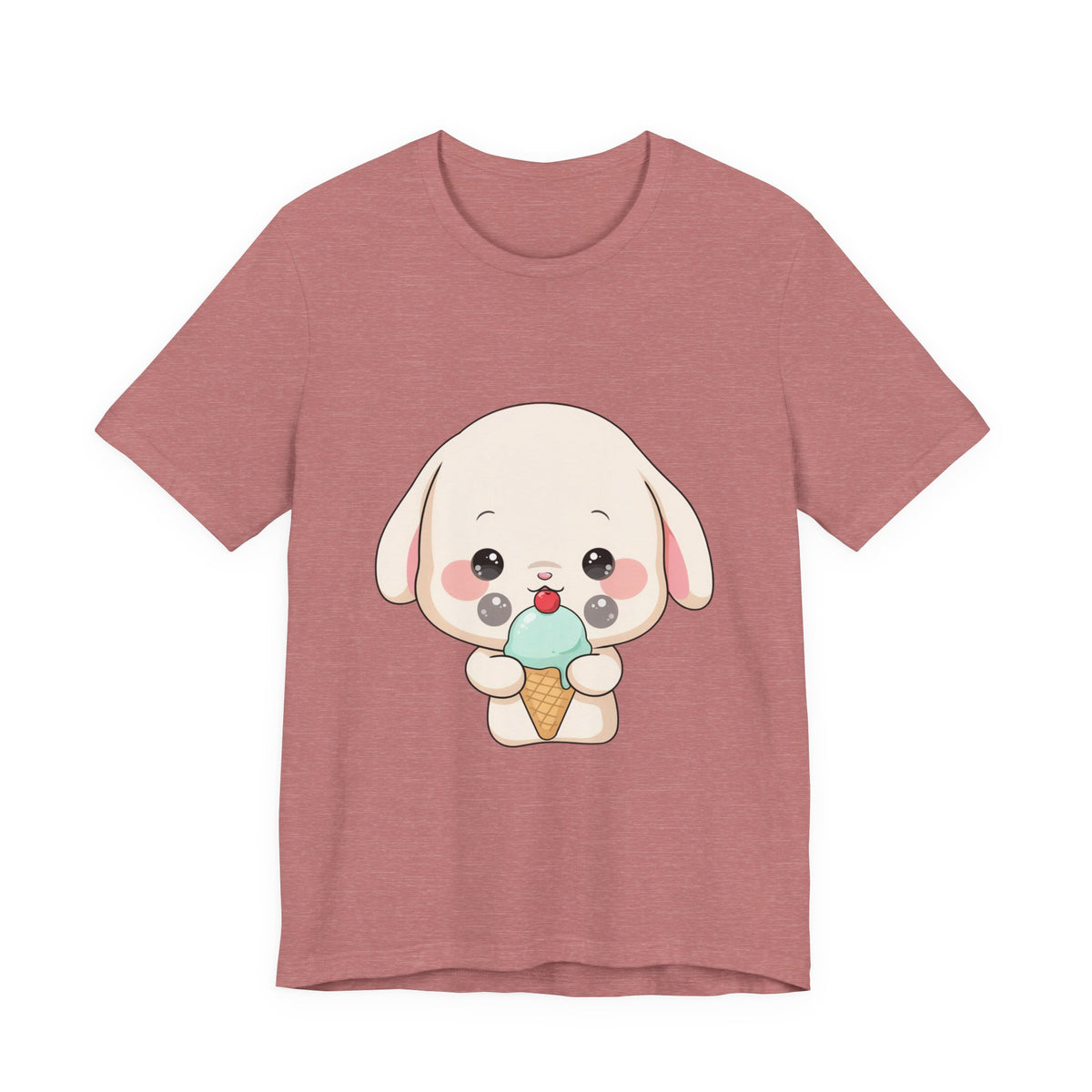 Kawaii Bunny Ice Cream Tee for Cute Style Lovers