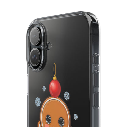 Christmas Gingerbread Phone Case, Cute Kawaii Holiday Gift