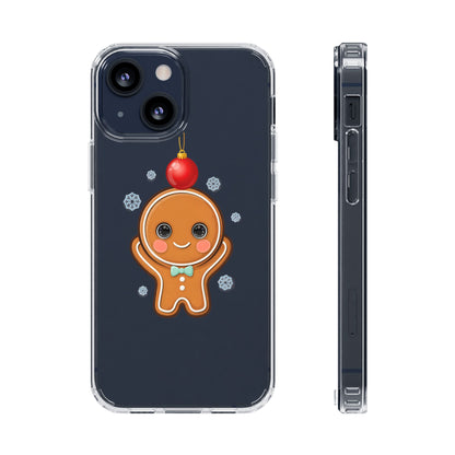 Christmas Gingerbread Phone Case, Cute Kawaii Holiday Gift