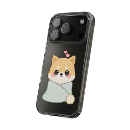 Kawaii Shiba Inu Phone Case, Cozy Valentine Gift