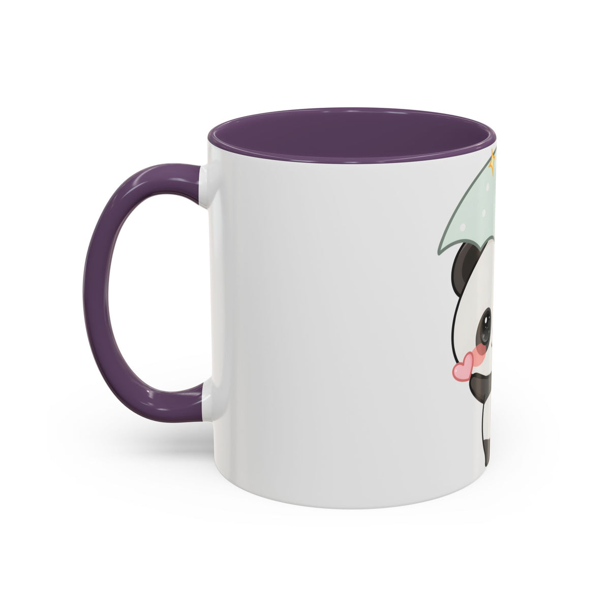 Cute Panda Accent Coffee Mug for Rainy Day Sips