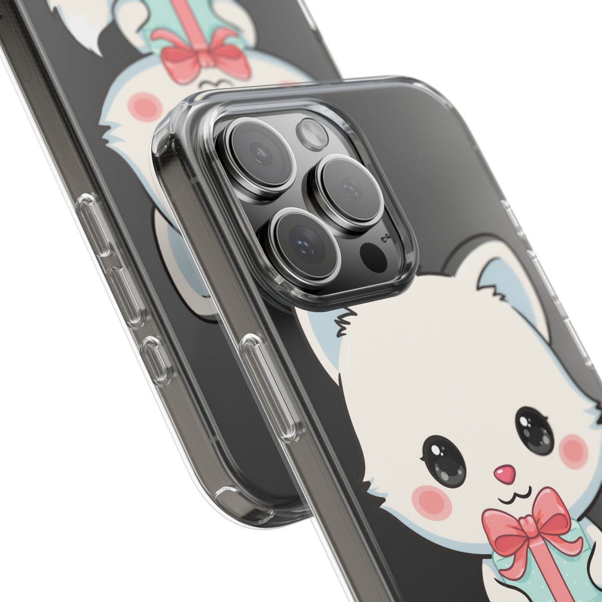Kawaii Arctic Fox Phone Case with Gift