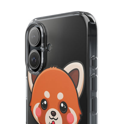 Kawaii Red Panda Phone Case with Ice Cream