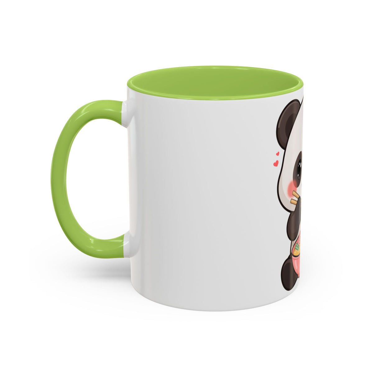 Kawaii Panda Ramen Mug, Cute Accent Coffee Mug