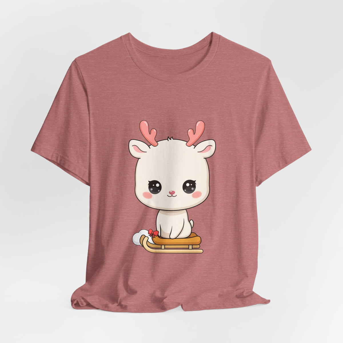 Kawaii Reindeer T-Shirt for Cozy Winter Days