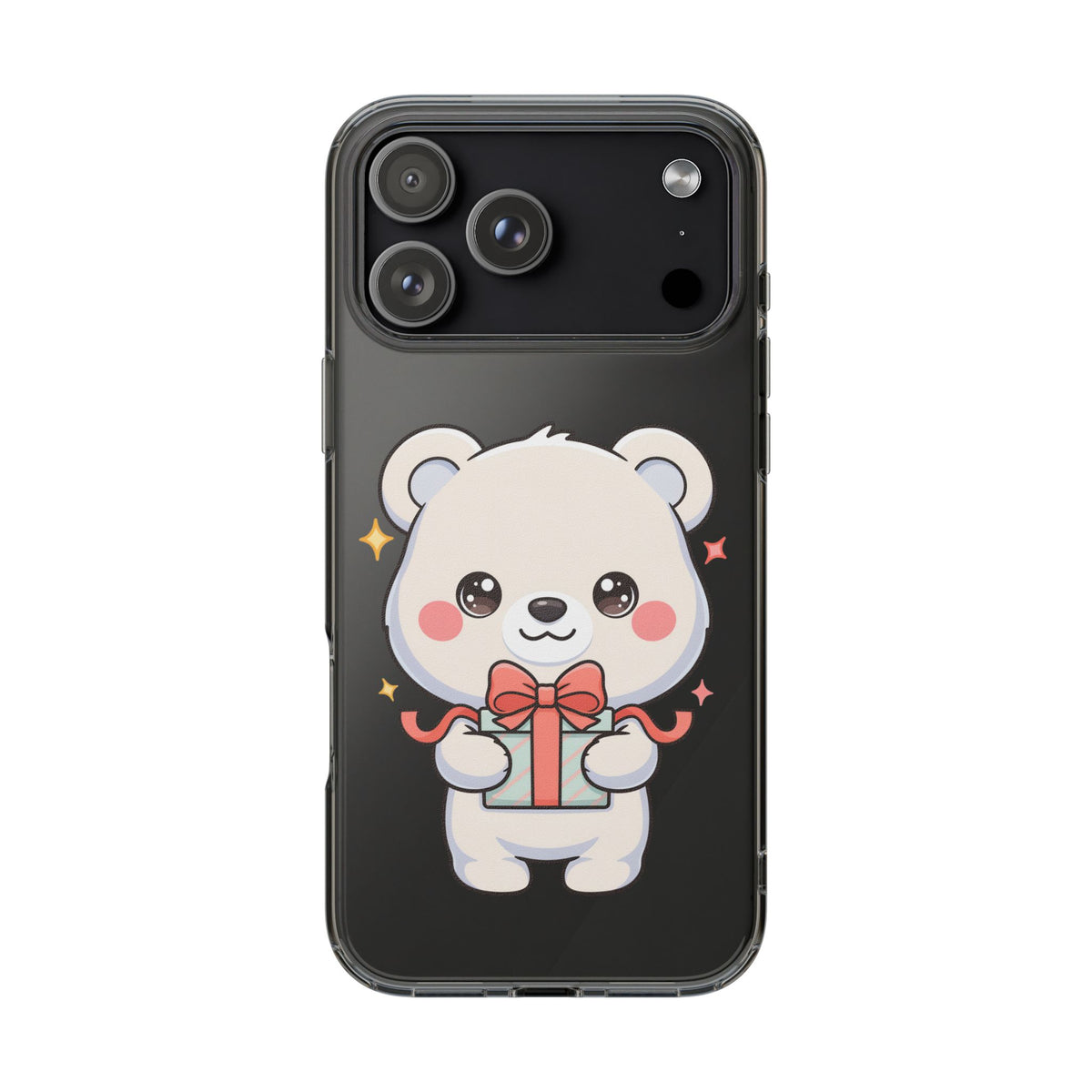 Kawaii Polar Bear Gift Phone Case for Holiday Gifting