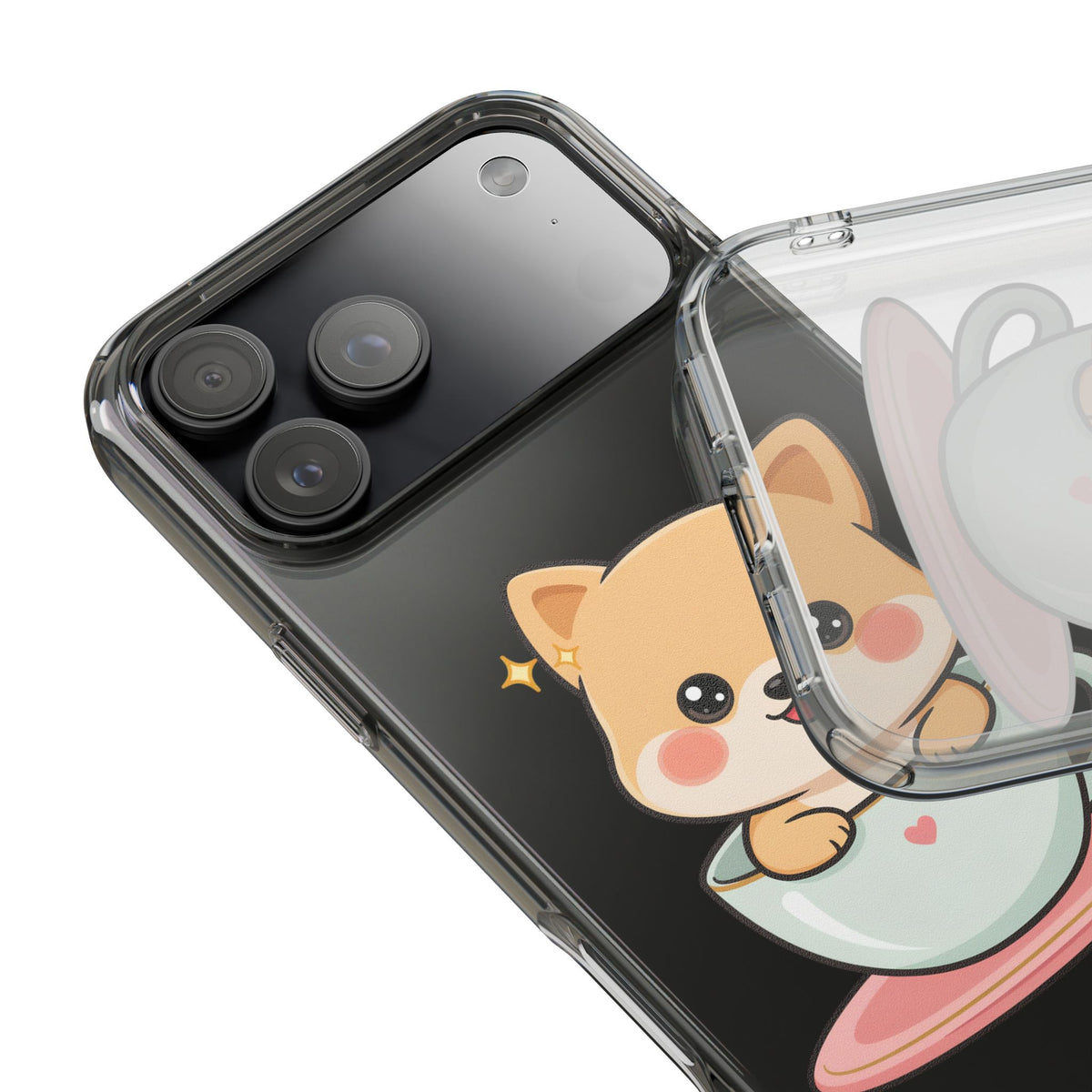 Kawaii Shiba Inu Phone Case – Cute Puppy in a Teacup