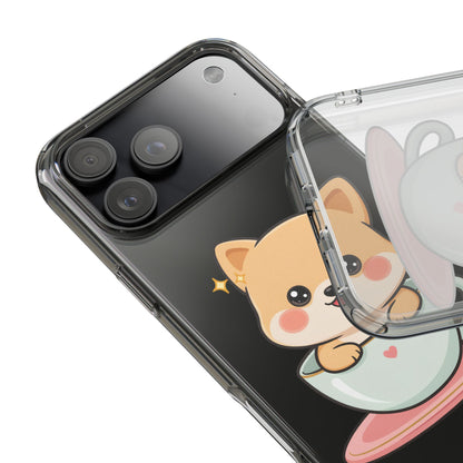 Kawaii Shiba Inu Phone Case – Cute Puppy in a Teacup