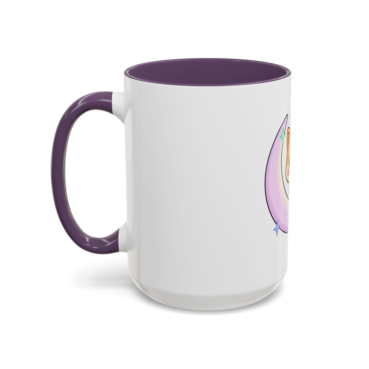 Kawaii Shiba Inu Accent Coffee Mug, Moon Puppy Gift