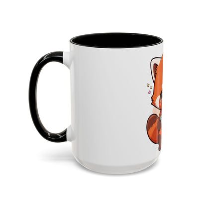 Red Panda Gamer Accent Coffee Mug for Cozy Desk Setups