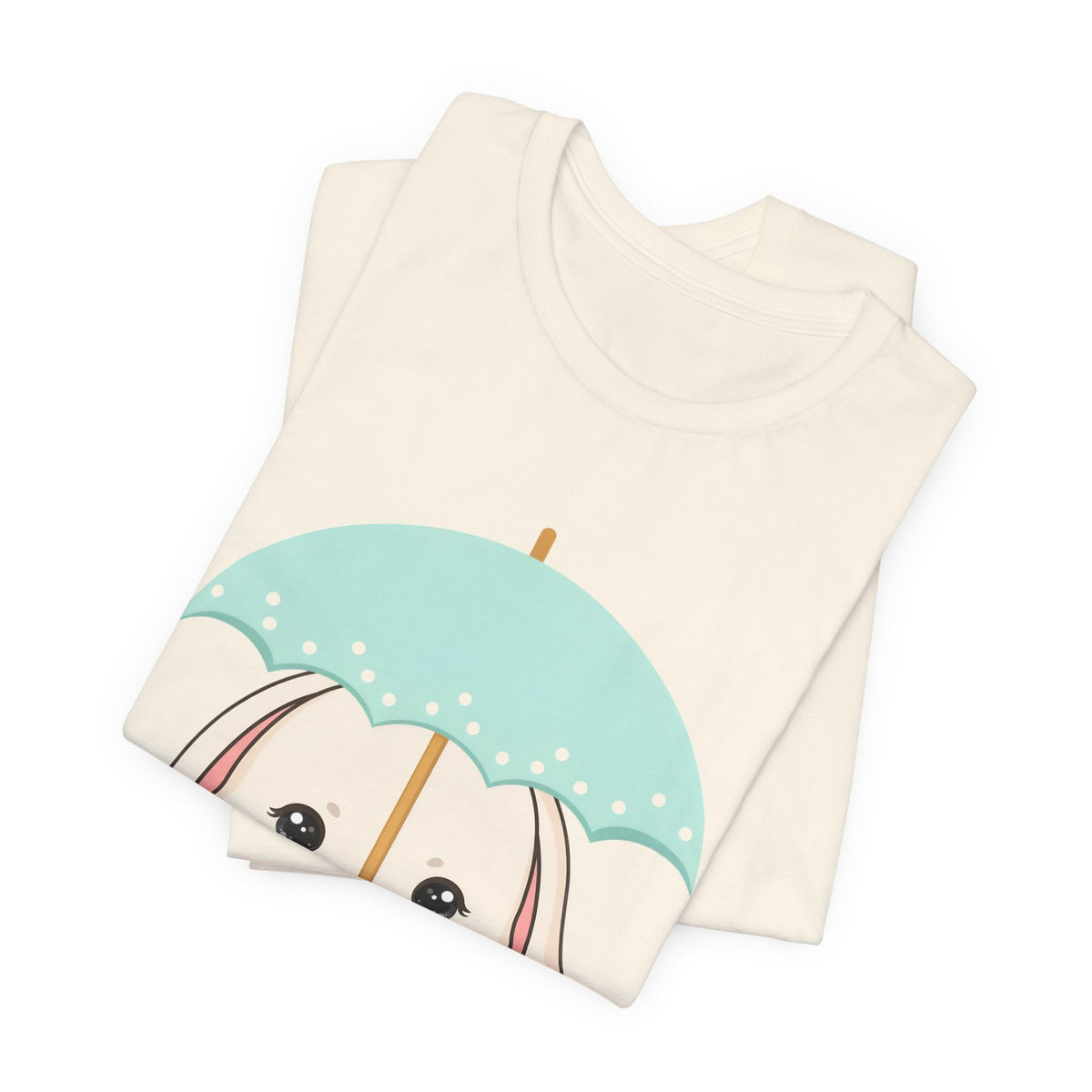 Kawaii Bunny T-Shirt, Cute Umbrella Rabbit Tee
