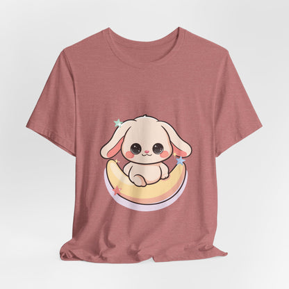Kawaii Bunny Moon T-Shirt for Cute Style Lovers