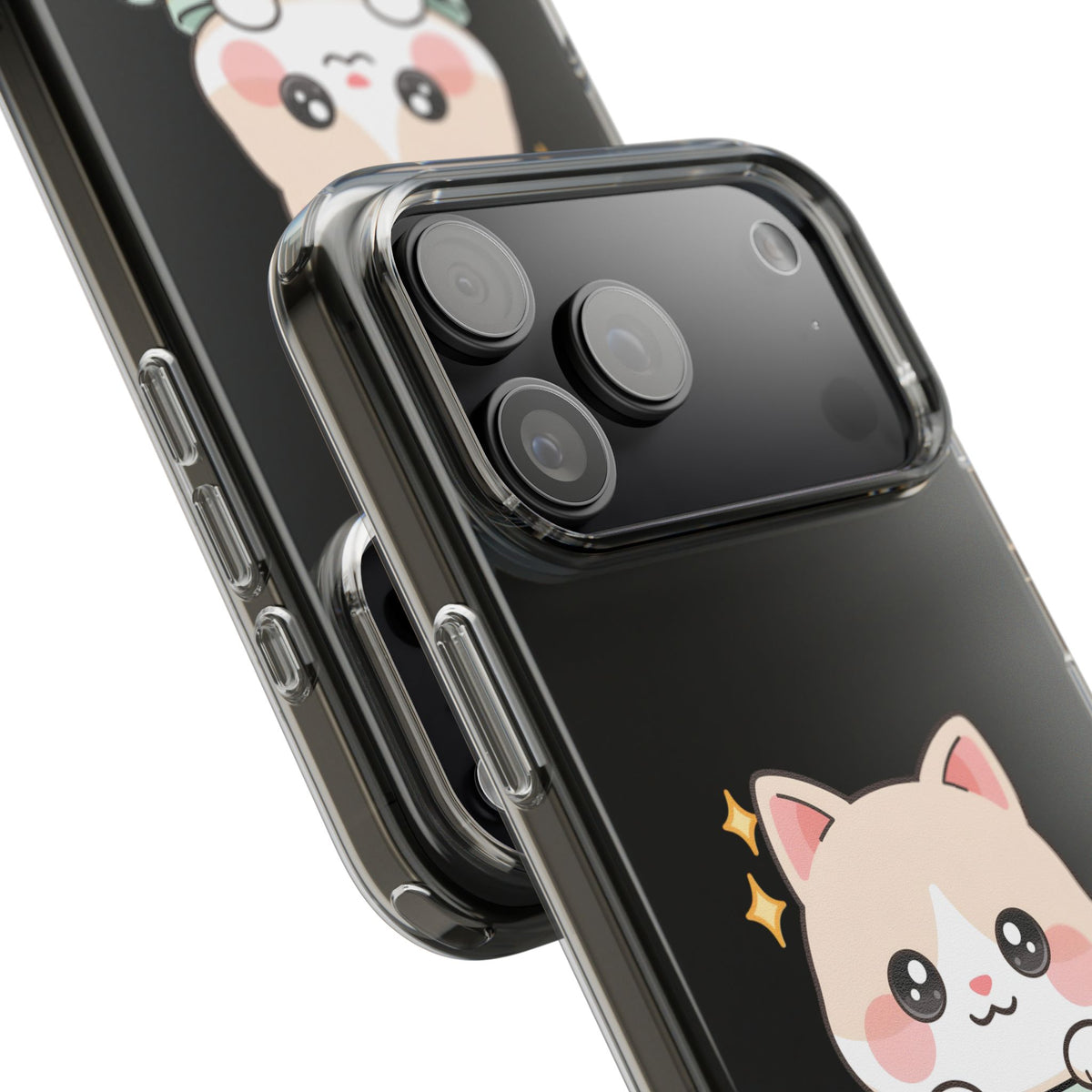 Kawaii Cat Phone Case, Cute Teacup Kitty Gift