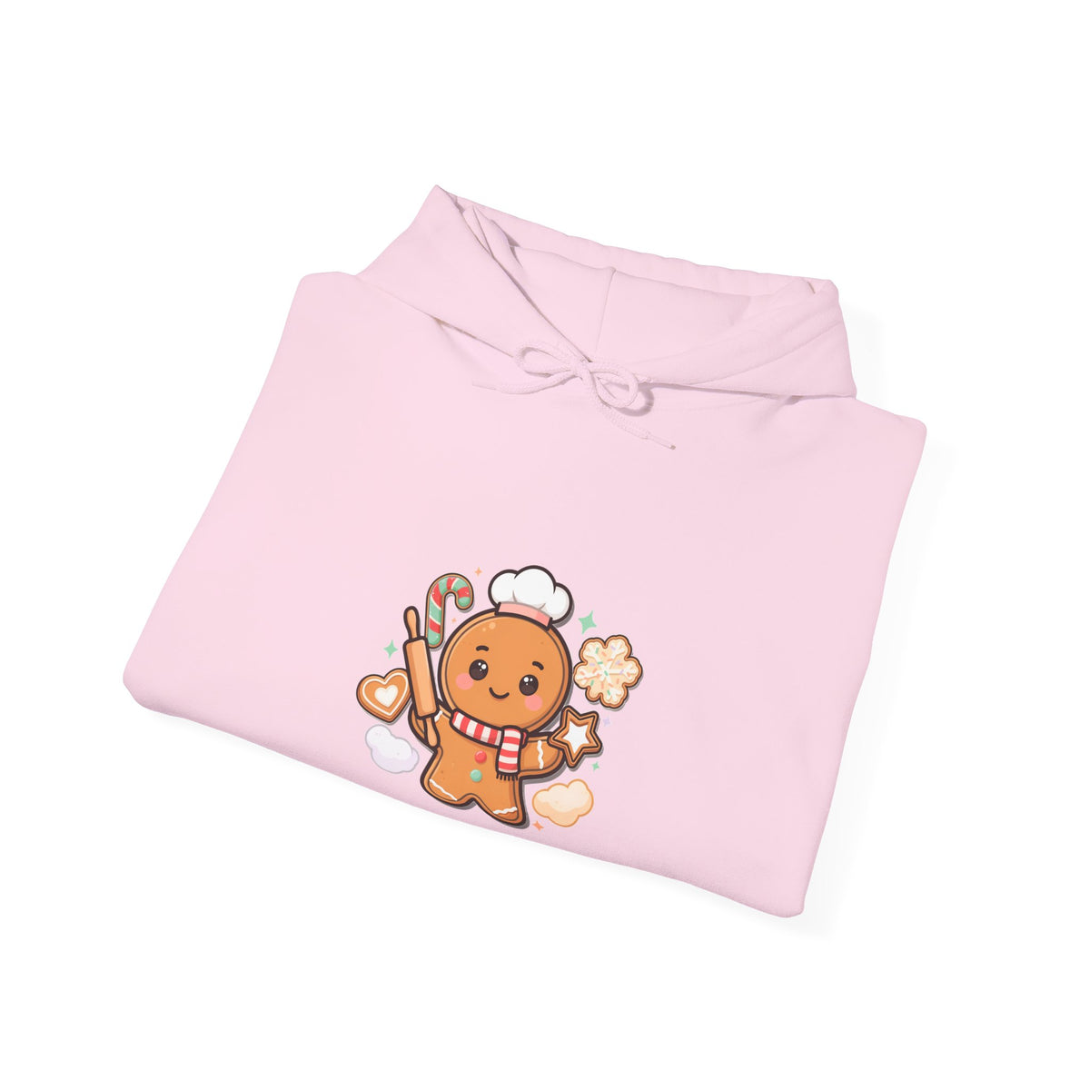 Kawaii Gingerbread Hoodie for Christmas Cookie Baking