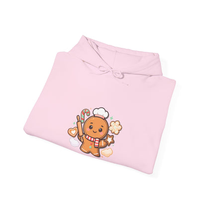 Kawaii Gingerbread Hoodie for Christmas Cookie Baking