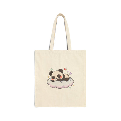 Kawaii Panda Tote Bag – Sleepy Cloud Daydream