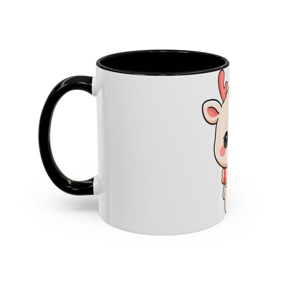 Kawaii Reindeer Christmas Mug for Holiday Fans