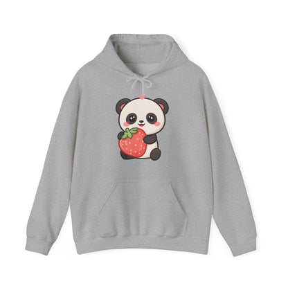 Kawaii Panda Strawberry Hoodie for Cute Style Fans