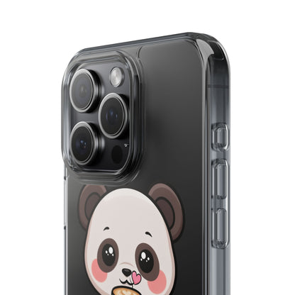 Kawaii Panda Latte Clear Impact-Resistant Case