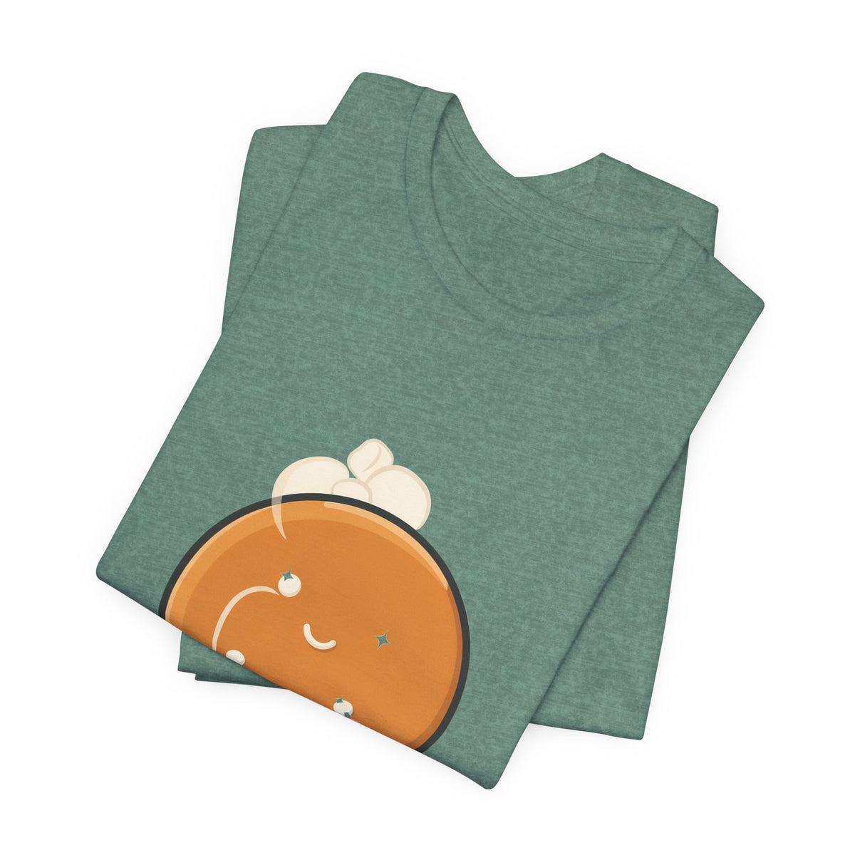 Kawaii Gingerbread Man T-Shirt for Cozy Cocoa Fans