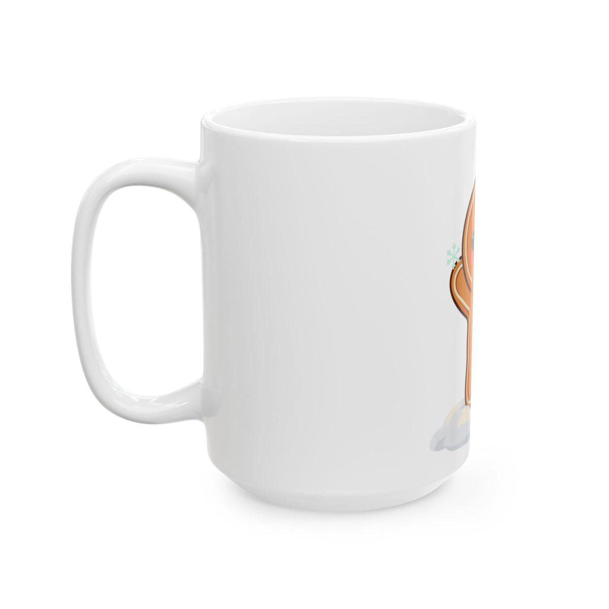 Kawaii Gingerbread Mug for Cozy Christmas Cheer