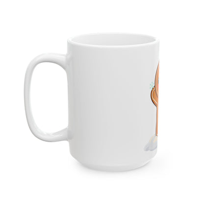 Kawaii Gingerbread Mug for Cozy Christmas Cheer
